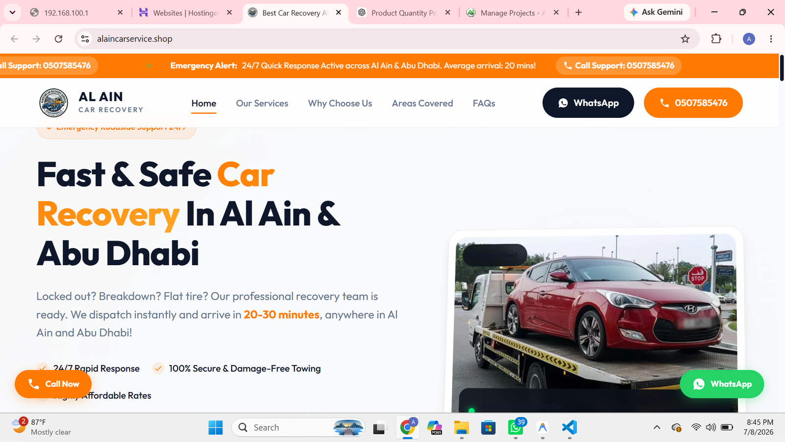 Car Recovery Services 